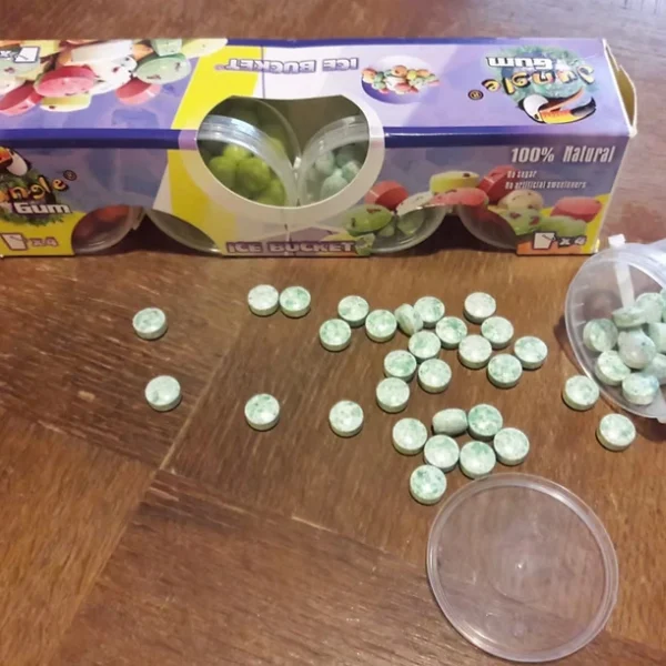 Jungle Gum Chew Tablets  – Natural Round Gum